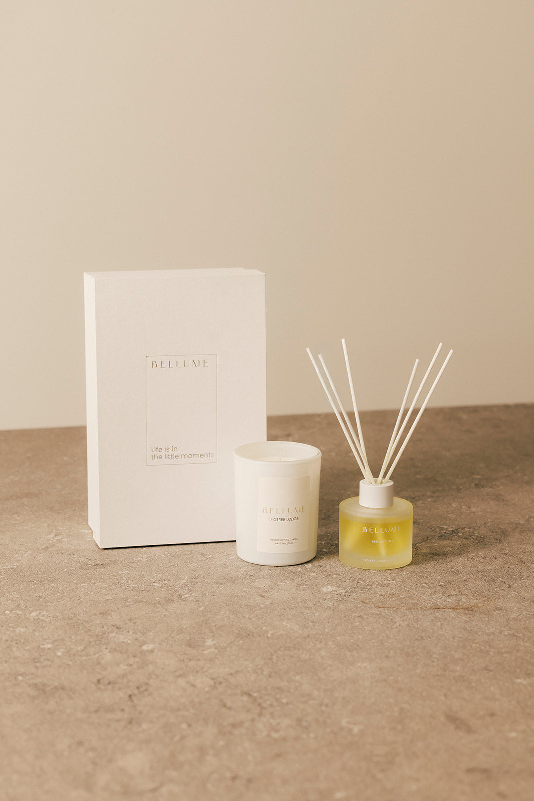 Figtree Lodge Gift Box – Candle & Diffuser