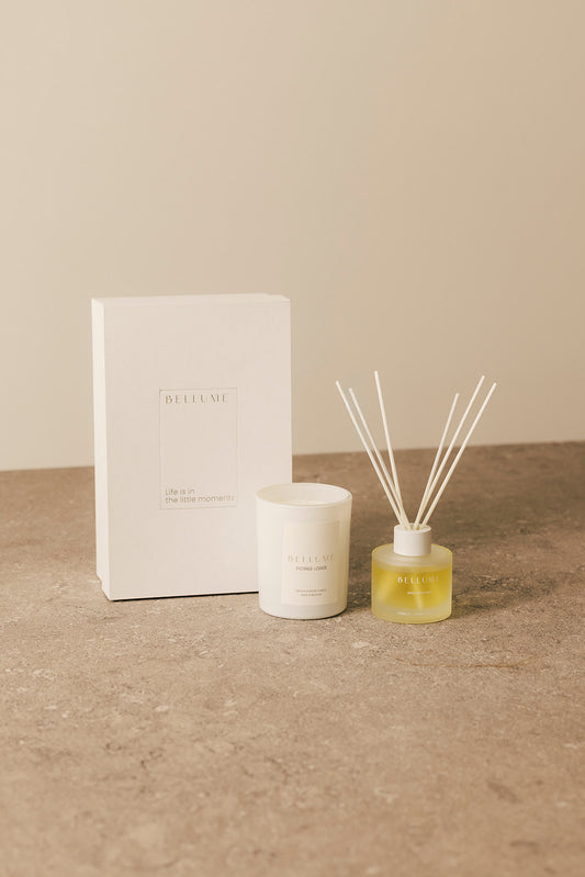 Figtree Lodge Gift Box – Candle & Diffuser